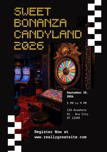 Infographic mô tả bàn cờ kẹo và quy trình kích hoạt vòng Bonus trong Sweet Bonanza Candyland tại AO88